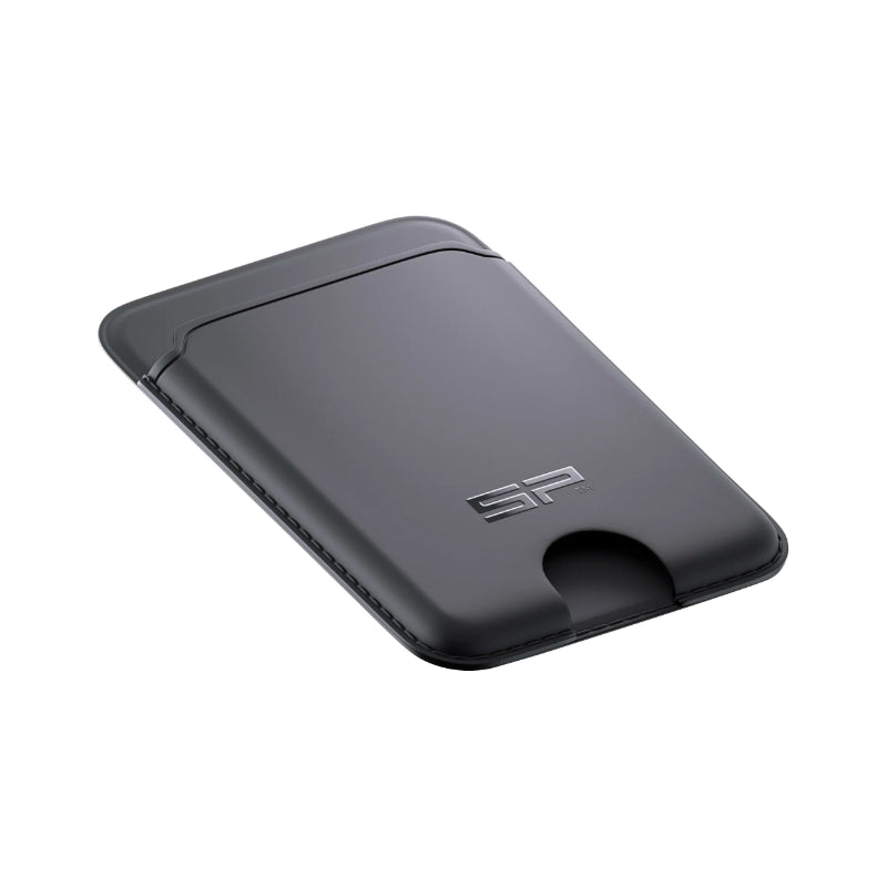 Porte Carte Pour Smartphone-Telephone Sp Connect Vendu A L'Unite Fixation Sur La Coque Noir Spc+