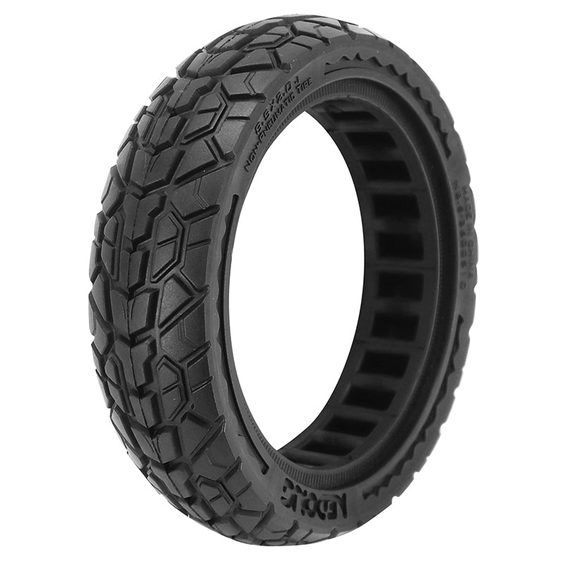 Pneu Trottinette Plein Cross 8.5 X 2.00 Noir - Largeur Intérieur 35 mm (Pour Xiaomi M365 Et Autres)