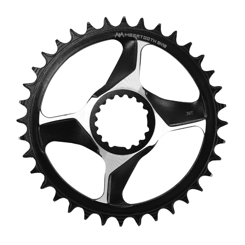 Plateau VTT Direct Mount Fsa Afterburner 36 dents Mono 12-11V. Noir-Argent Narrow Wide