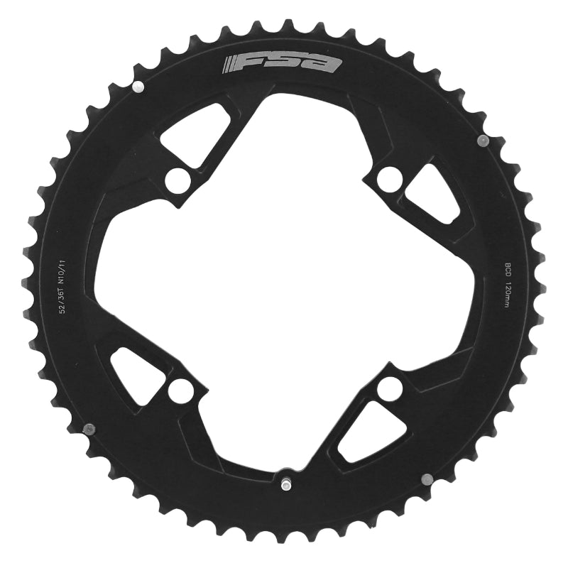 Plateau Route 4 branches Ø 120 Fsa Gossamer Pro 52 dents Double 11V. Noir
