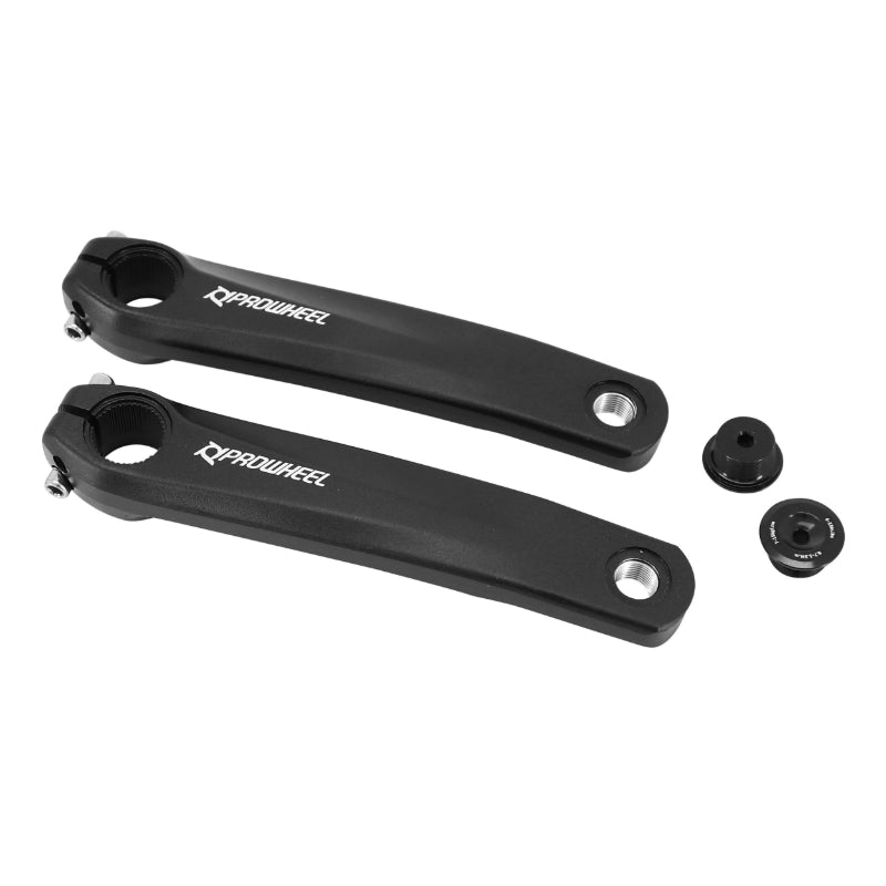 Manivelle Droite + Gauche VAE - E-Bike Longueur 170 mm Alu Noir Sml Pour Moteur Shimano E8000, E7000, E6100 (Paire)