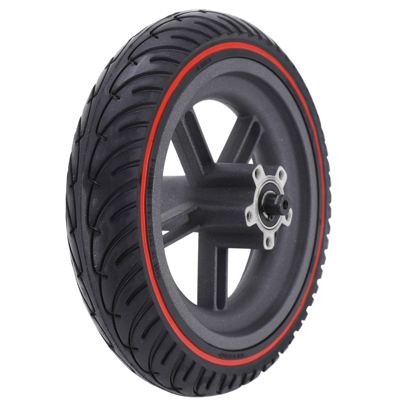 Roue Trottinette Arrière Xiaomi Pro, Pro2 (Avec Pneu Noir Liseret Rouge 8.5 X2) -P2R-