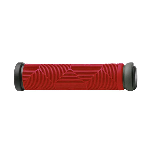 Poignée City-VTT Switch Kaleido Rouge (Paire) (Offre Spéciale)
