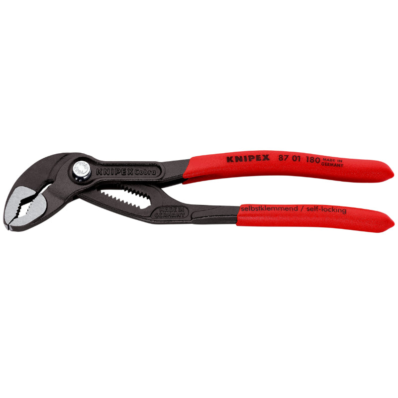 Pince Multi Pro Knipex Cobra 180 mm Gris Antirouille (87 01 180) -Made In Germany-