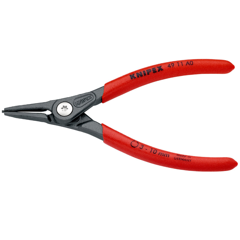 Pince A Circlips Extérieur Pro Knipex 140 mm Diam Circlips 3 A 10 mm Gris Antirouille Pointe 0,9 mm (Droite) (49 11 A0)
