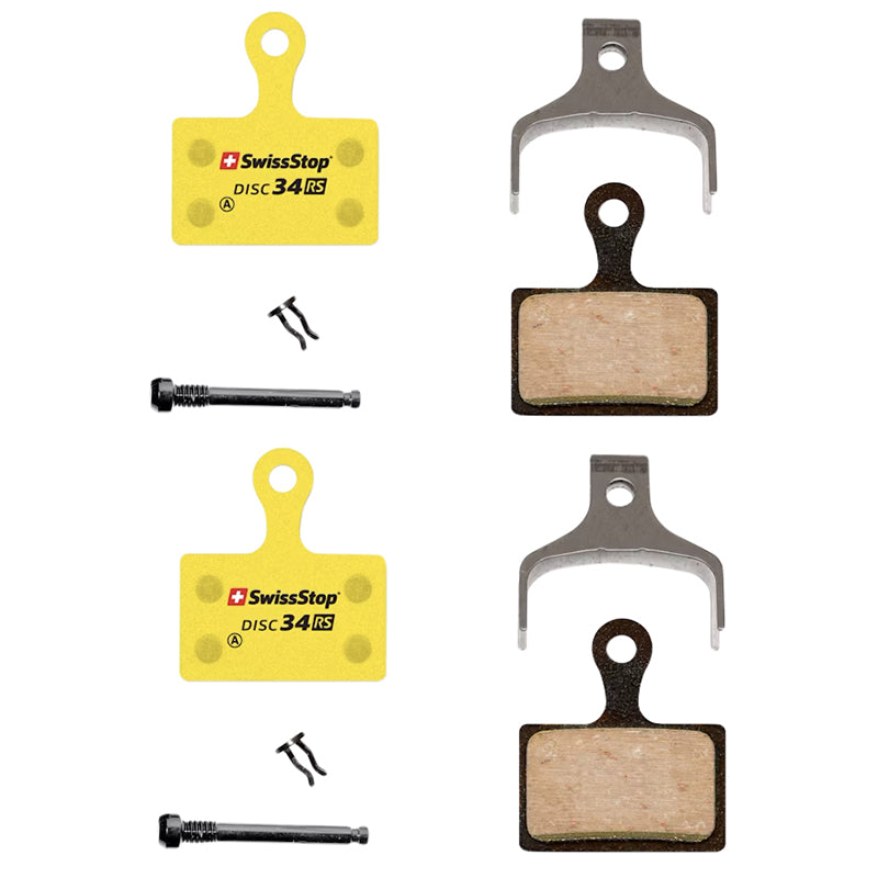 Plaquette De Frein Route Shimano Dura-Ace R9170, Ultegra R8070, Tiagra R4770, Rs805, Rs505, Rs405, Rs305, Tektro R310 (Swissstop Organic Silence - Disc 34Rs Pair & Fair) (2 Paires)