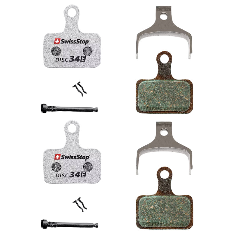 Plaquette De Frein Route Shimano Dura-Ace R9170, Ultegra R8070, Tiagra R4770, Rs805, Rs505, Rs405, Rs305 (Swissstop Organic - Disc 34E - Pair & Fair) (2 Paires) - Compatible VAE