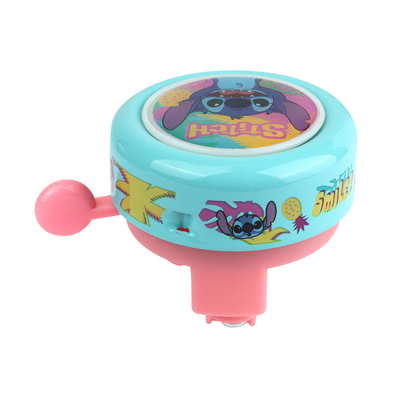 Sonnette Enfant Timbre Disney Stitch Bleu-Rose 55 mm (Vendu A L'Unite)