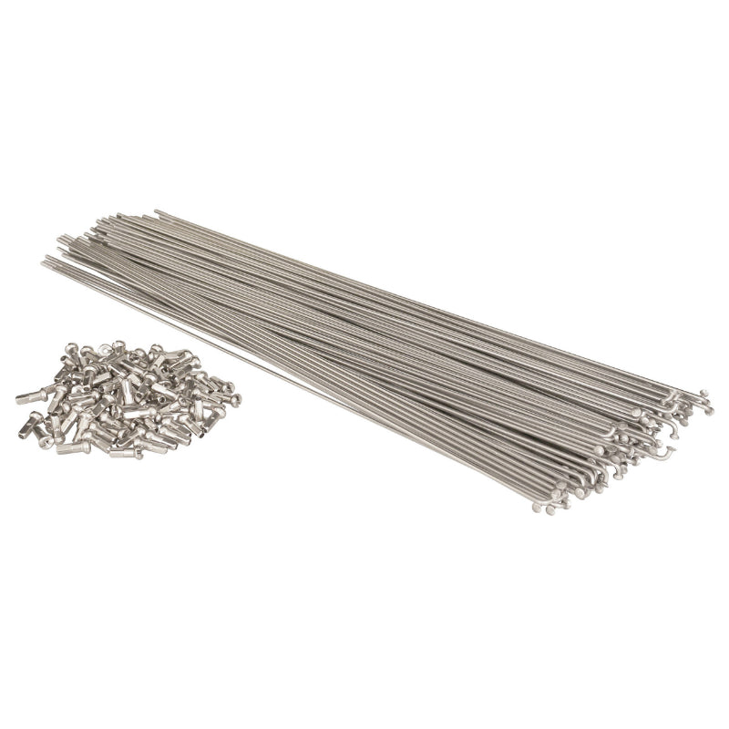 Rayon INOX Argent Velox Mach1 2 mm L 272 mm Tête Coudée Avec Écrou (Boite De 100)