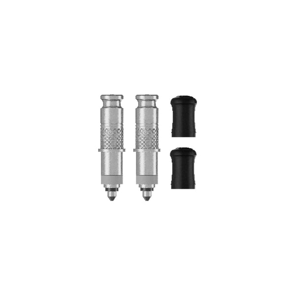 Adaptateur Valve De Pneu Tubeless Dunlop-Dv Schwalbe Clik Valve Obus Demontable (Vendu A La Paire Sur Carte)