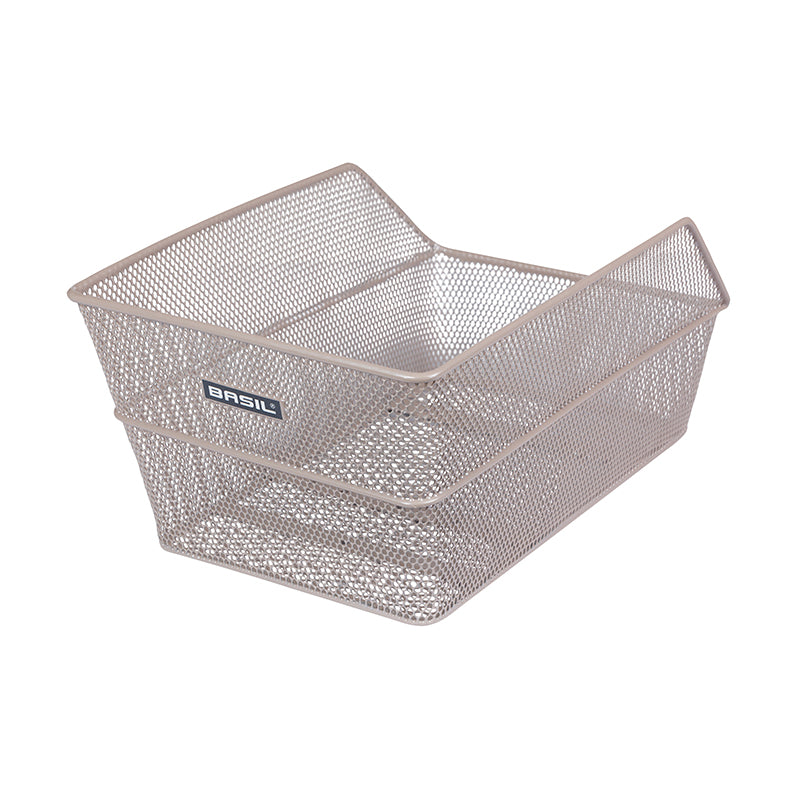 Panier Arrière Acier Nid Abeille Basil Cento Beige (45 X 31 X 21 cm)