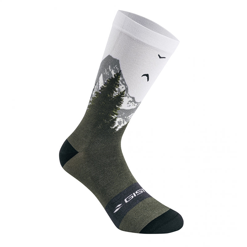 Chaussettes - Socquettes Été Gist Trendy Blanc Montagne 43-47 Ecologique - Hauteur 20 cm (Paire)