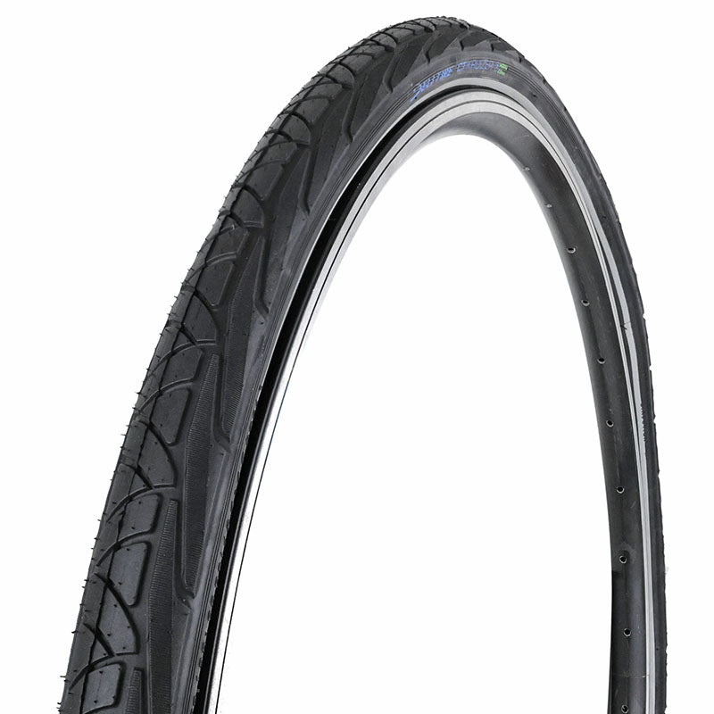 Pneu VTC Urbain 700 X 45 (29 X 1,75) Deli Ct Kruizer Renfort Anti-Crevaison Noir Tr (47-622) Flanc Reflex Compatible VAE