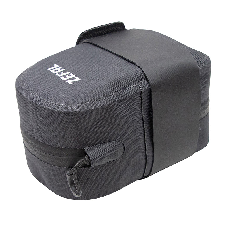 Sacoche De Selle Vélo Zefal Z Off-Road Pack Noir Étanche Fixation Velcros (L 80 X L 120 X H 60 mm - 0.6Litre) Charge Max