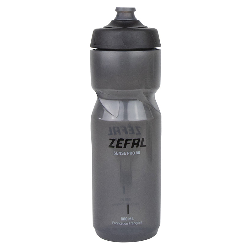 Bidon Zefal Sense Pro 80 Noir Fume (Noir-Gris) 800Ml (Bouchon Sécurité Anti-Goutte)