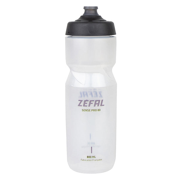 Bidon Zefal Sense Pro 80 Translucide (Gris-Vert) 800Ml (Bouchon Sécurité Anti-Goutte)