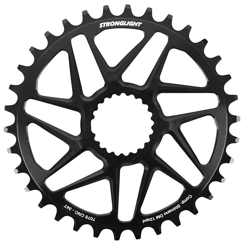 Plateau VTT Direct Mount Pour Shimano Fc-M6100-M6120-M6130-Fc-M7100-M7120-M7130-Fc-M8100-M8120-M8130 Stronglight Mono Al