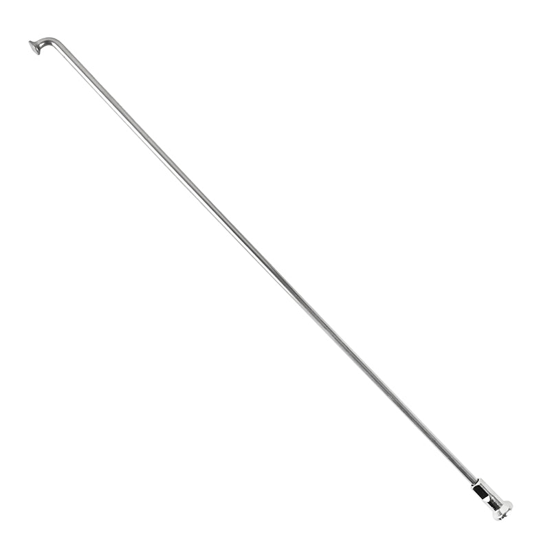 Rayon INOX Argent 2,6 mm L210 mm Tête Coudée Sapim Avec Écrou (Vendu A L'Unite)