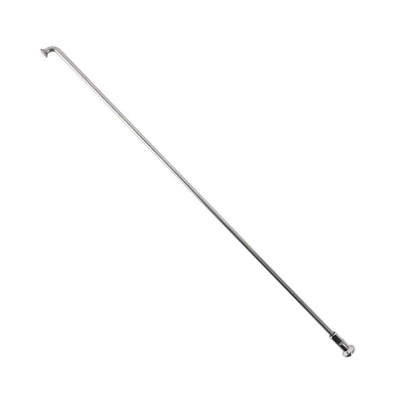 Rayon INOX Argent 2,6 mm L220 mm Tête Coudée Sapim Avec Écrou (Vendu A L'Unite)