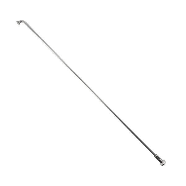 Rayon INOX Argent 2,6 mm L230 mm Tête Coudée Sapim Avec Écrou (Vendu A L'Unite)