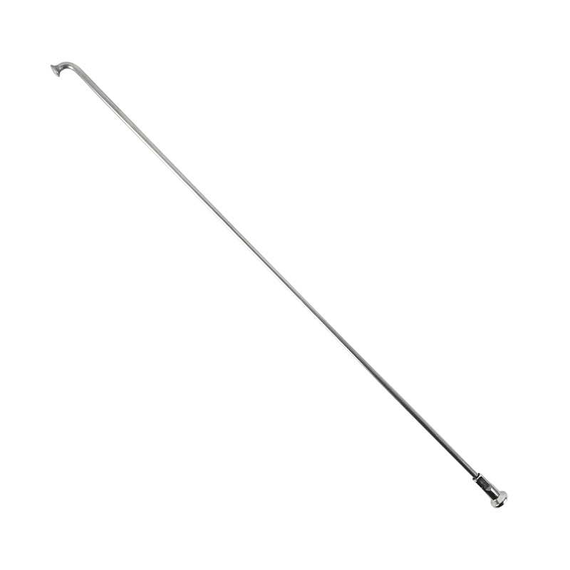 Rayon INOX Argent 2,6 mm L230 mm Tête Coudée Sapim Avec Écrou (Vendu A L'Unite)