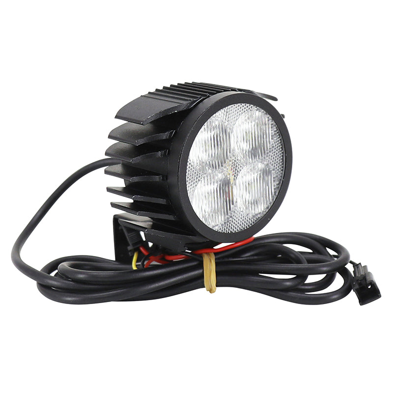 Éclairage-Phare Pour Trottinette Fc1 A LED Compatible Smartgyro-Kugoo Avec Klaxon Intégré Noir