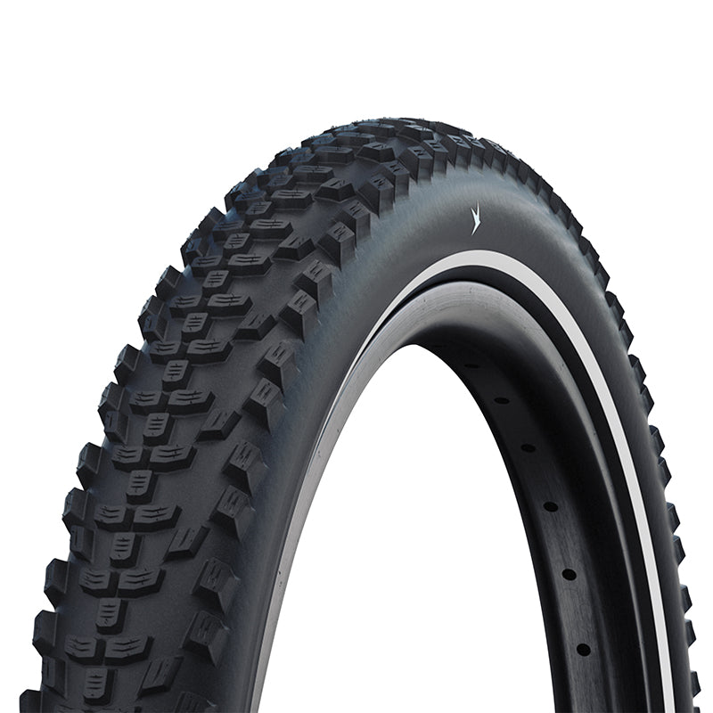Pneu Cargo 24 X 2.35 Schwalbe Smart Sam Noir Tr (60-507) Flanc Reflex Homologué VAE E50 (Poids Max 145 Kg)
