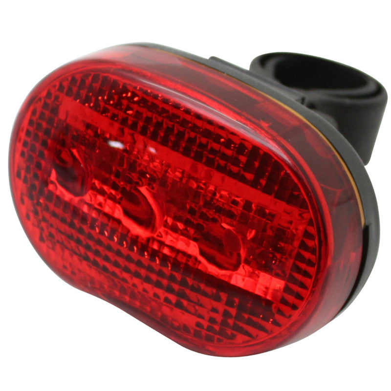 Éclairage Vélo A Pile Arrière Sur Tige De Selle Arrière Marwi 404 A Leds Noir Livre Avec 2 Piles Aaa