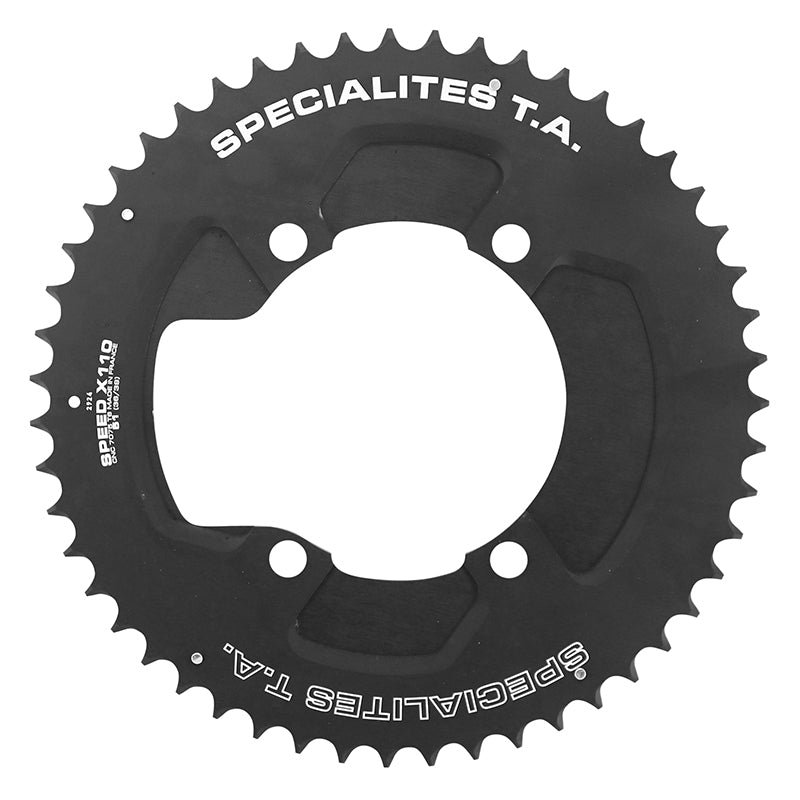 Plateau Route 4 branches Ø 110 Pour Shimano Ultegra R8000-6800 Ta Speed 2-X110 (Aero) 51 dents Extérieur Compatible 105 5800+R7000-Dura Ace 9000+9100 Noir Ø 110 Pour Shimano Ultegra R8000-6800 11V.