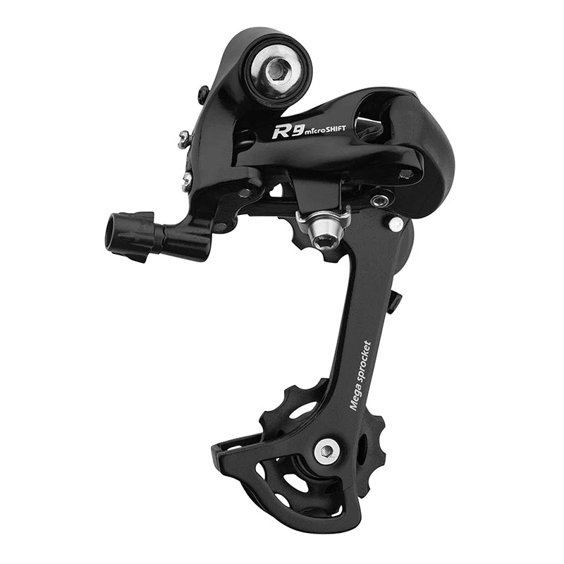 Dérailleur Route Arrière Microshift 9V. Chape Moyenne A Vis (Compatible Shimano)