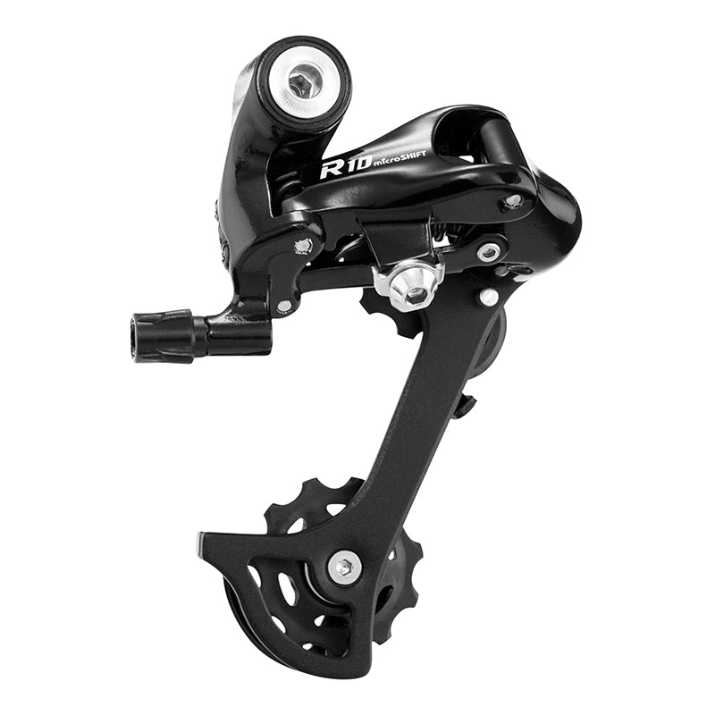 Dérailleur Route Arrière Microshift 10V. Chape Longue A Vis Triple (Compatible Shimano)