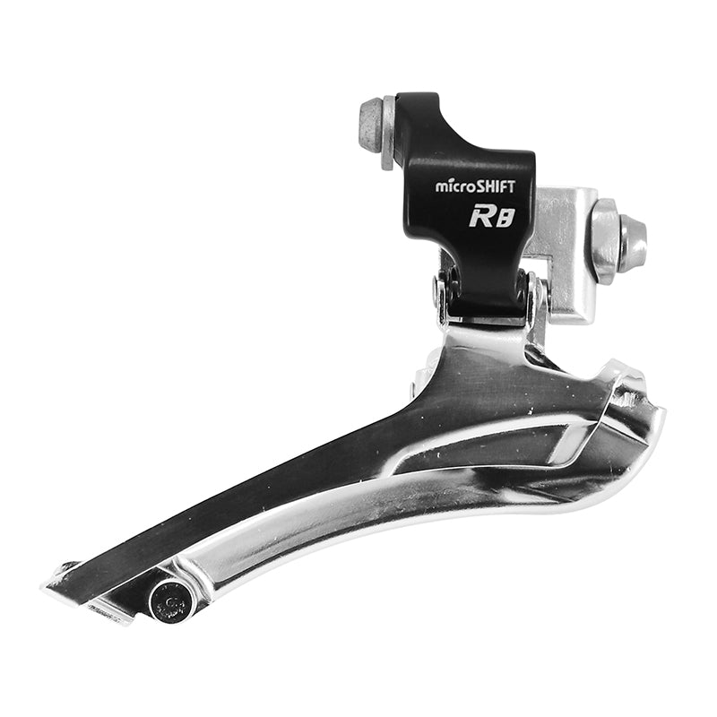Dérailleur Route Avant Microshift 8V. Double A Braser Tirage Bas (Compatible Shimano)