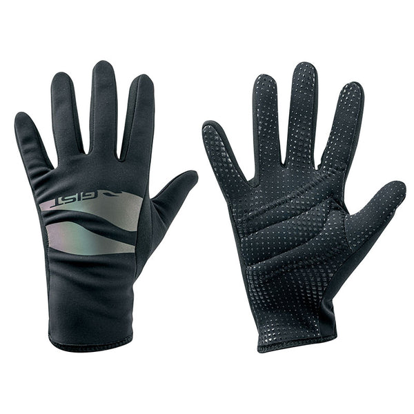 Gants Vélo Junior Hiver Long Gist Noir 10-12 Ans S (Paire Sur Carte) Sans Velcro