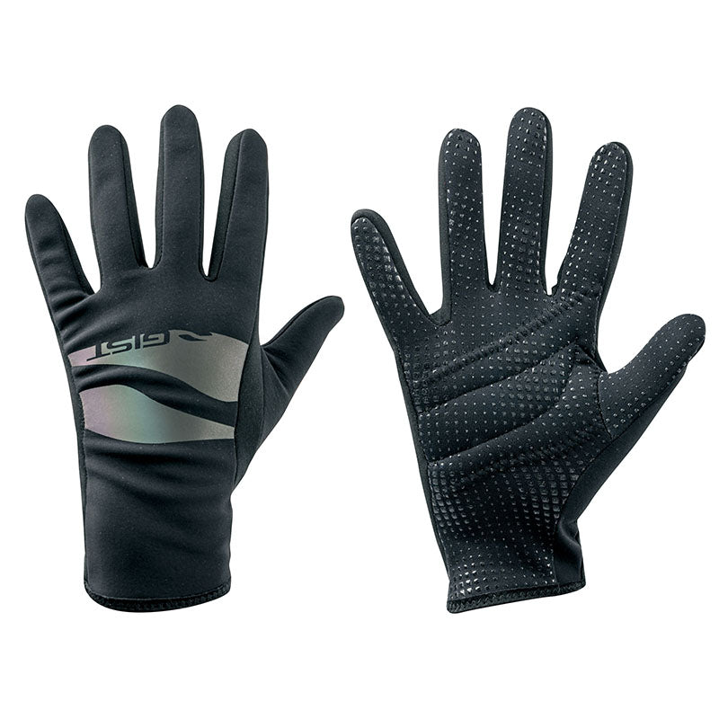 Gants Vélo Junior Hiver Long Gist Noir 10-12 Ans S (Paire Sur Carte) Sans Velcro