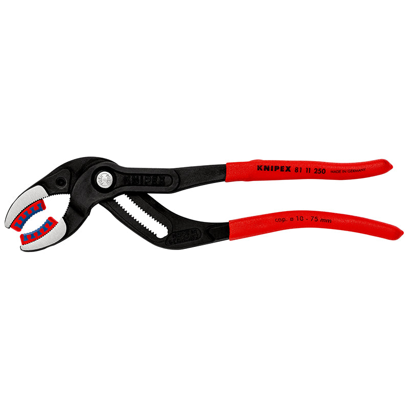 Pince Multi Pro Knipex Pour Connecteur, Tube, Bague Et Raccord Visser 250 mm Gris Antirouille (Gaine PVC) (81 11 250) -Made In Germany-