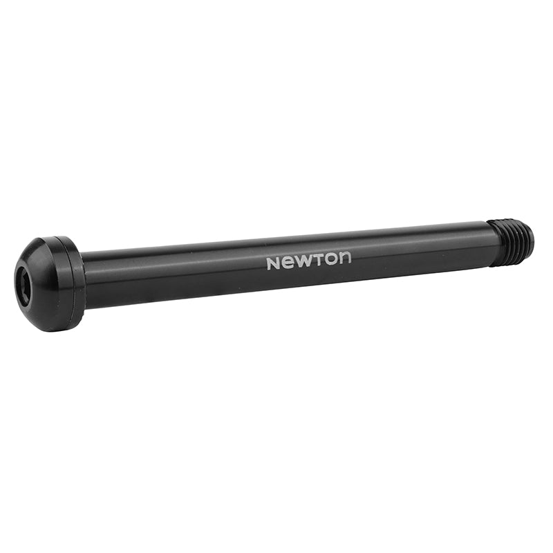 Axe Traversant - Blocage Roue Avant Filetage M12 X 1.5 mm Noir Pour Shimano (121.5 mm Hors Butee Dont Filetage 13,5 mm) -Newton-
