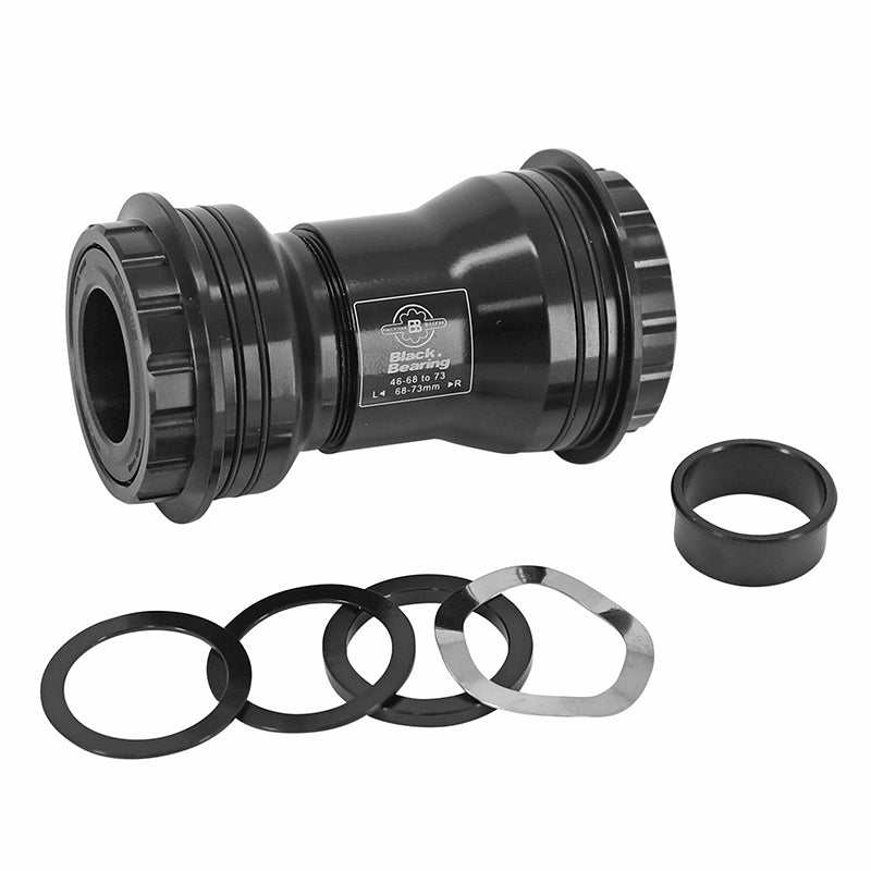Cuvette Intégré Boîtier VTT-Route A Emboiter-Pf30 Blackbearing Roulement Céramique Boite De 68-73 Diam 46 Pour Axe 24 Et 24-22 mm (Adaptateur Gxp) (Compatible Shimano, Sram, Truvativ, Rotor, Fsa)