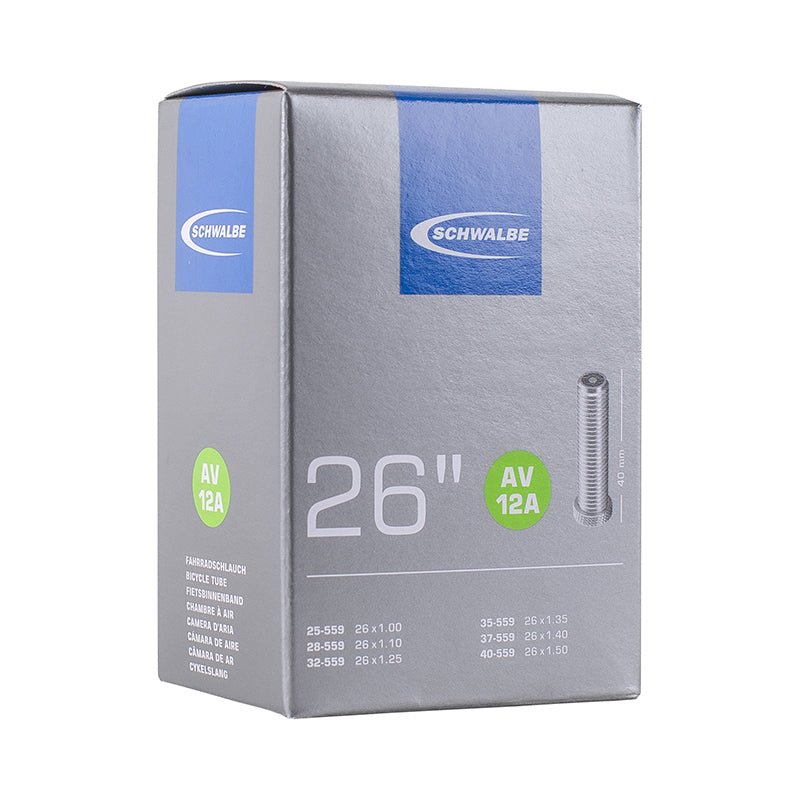 Chambre A Air Vélo 26 X 1.00-1.50 Schwalbe Valve Standard 40 mm (Av12A)