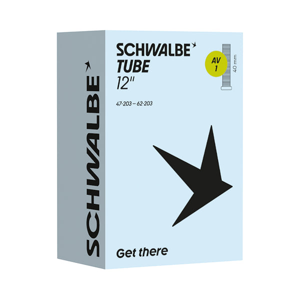 Chambre A Air Vélo 12 1-2 X 1.75-2 1-4 Schwalbe Valve Standard 40 mm (47-62X203) (Av1)