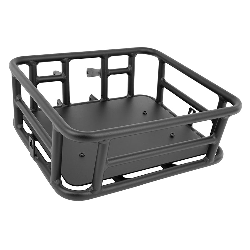 Porte Bagage Avant Leader Fox Fixation Tube De Direction Noir Compatible Lovelo, Curtis 2025, Induktora, Domesta, Family