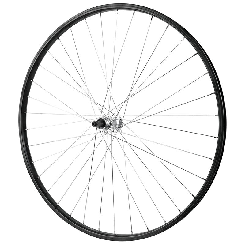 Roue VTC Patin Blocage 700 - 28" Alu Arrière Moyeu Alu Roue Libre 7-6-5V 36 Rayons Jante 21C -Poids Max 110 Kg-