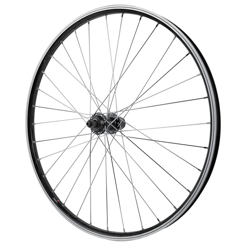 Roue VTT Patin Blocage 26" M670 Combo Plus Arrière Noir Moyeu Shimano Qc300 10-9-8V Compatible 11-10-9V Jante 21C 32 Rayons -Poids Max 150 Kg-