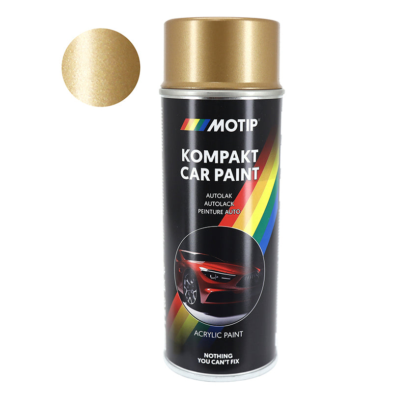 Bombe De Peinture Motip Kompakt Autolack Acryl Métal Or Aerosol 400 Ml (52200)