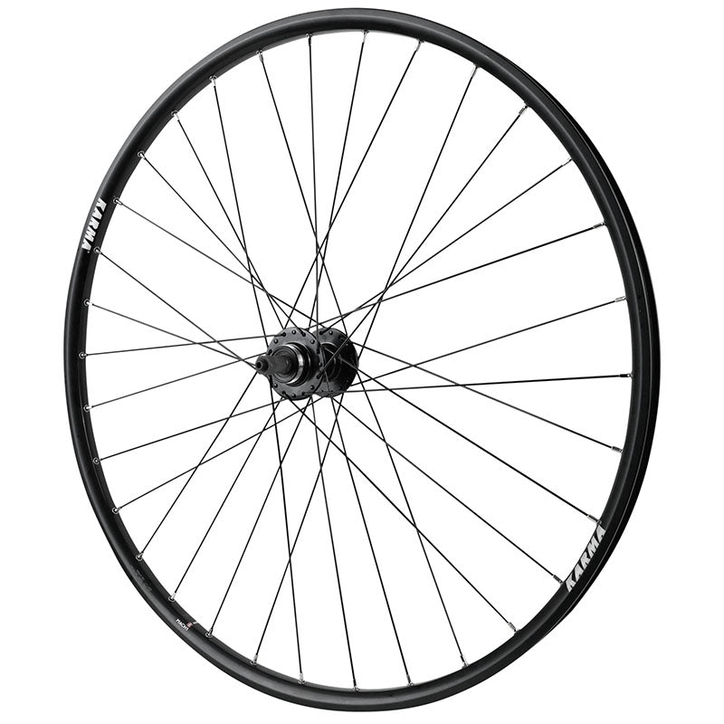 Roue VTT Disque Blocage 29" Karma Arrière Noir Moyeu Velox Disque 6 Trous Roue Libre 7-6-5V Compatible VAE Jante 21C 32 Rayons -Poids Max 150 Kg-