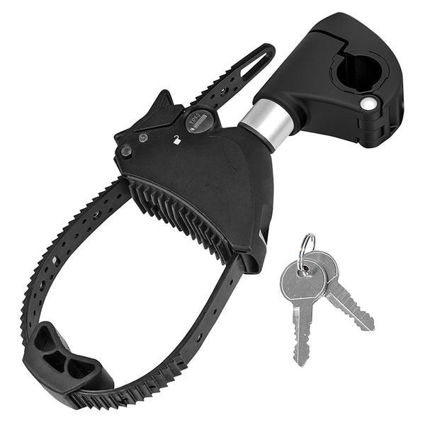 Bras - Fixe Cadre Pour Porte Vélo Plateforme Longueur 12 cm Avec Antivol (Arceau En U 3 cm) Pour Crow Basic-Amber Et Aut