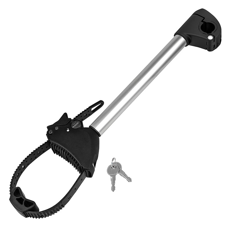 Bras - Fixe Cadre Pour Porte Vélo Plateforme Longueur 32 cm Avec Antivol (Arceau En U 3 cm) Pour Crow Basic-Amber Et Autres Marques