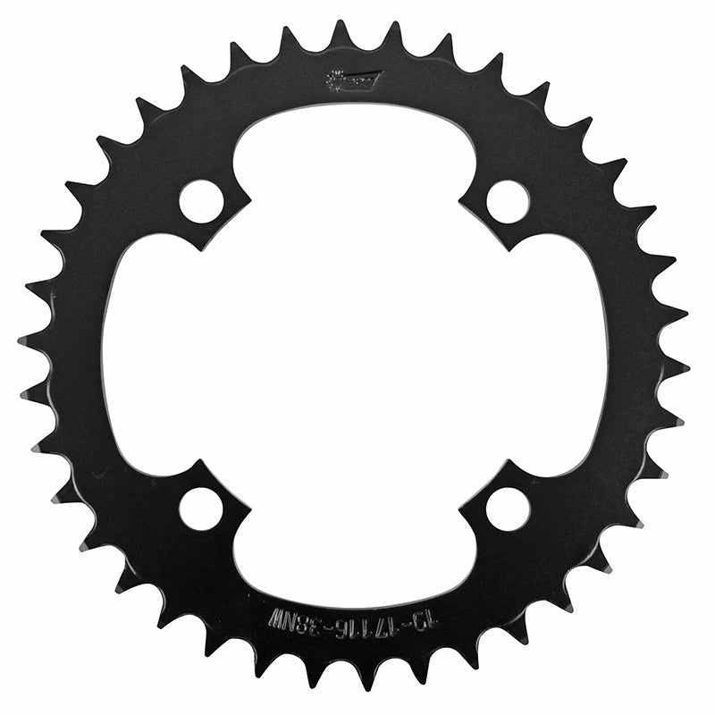 Plateau VAE-E-Bike 4 branches Ø 104 Pour Bosch - Brose - Yamaha - Bafang Esjot 38 dents Mono Noir Acier Narrow Wide (2.