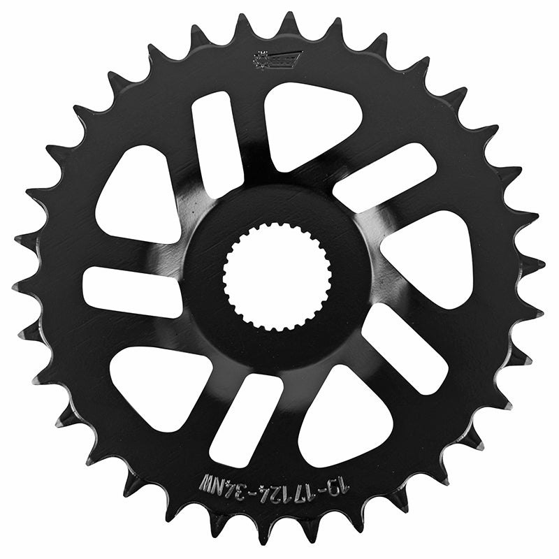 Plateau VAE-E-Bike Direct Mount Pour Bosch Esjot 34 dents Mono Noir Acier (2.38 - 1-2X3-32" - 5.65 – 1-2X11-128") 4Ème