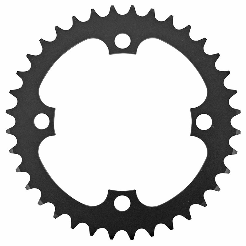 Plateau VAE-E-Bike 4 branches Ø 104 Pour Bosch - Brose - Yamaha - Bafang Esjot 36 dents Mono Noir Alu (2.38 - 1-2X3-32"