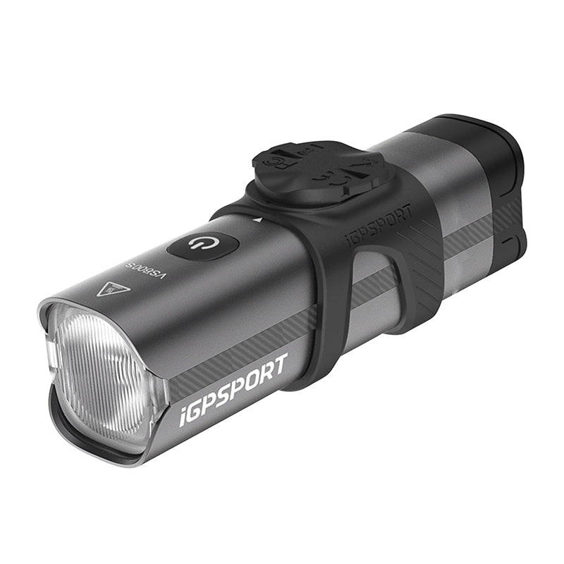 Éclairage Vélo Avant Intelligent Igpsport Vs800S Lumen Alu LED Rechargeable Usb (Visible 140M) - Connexion Possible Avec